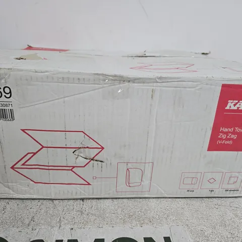 BOXED KATRIN V-FOLD PAPER TOWELS ZIG ZAG 