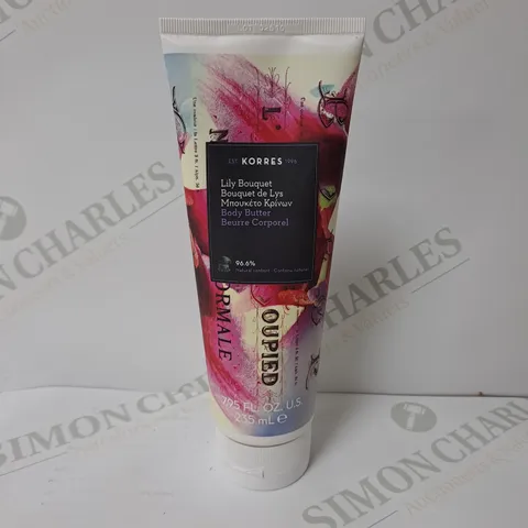 BOXED KORRES LILY BOUQUET BODY BUTTER 235ml