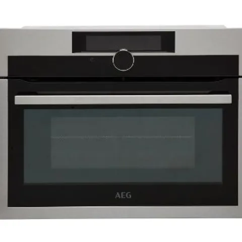 AEG KME968000M BUILT IN COMPACT ELECTRIC SINGLE OVEN WITH MICROWAVE FUNCTION - STAINLESS STEEL