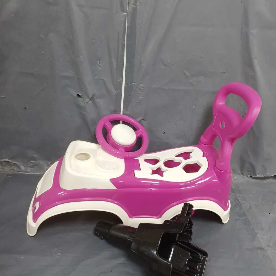 PILSAN MY FIRST CAR WITH SHAPE SORTER - PINK RRP £19.99