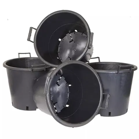 PACK OF 4 HEAVY DUTY 30L PLANTER POTS WITH HANDLES