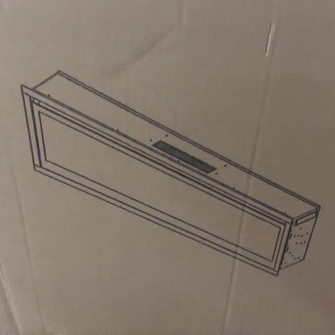 BOXED ELECTRIC FIREPLACE, WALL MOUNTED/RECESSED/FREESTANDING FIRE HEATER