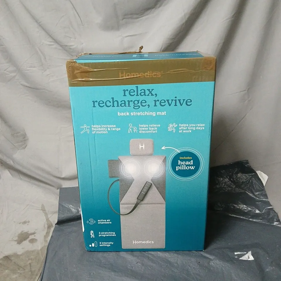 HOMEDICS BACK STRETCHING MAT BOXED