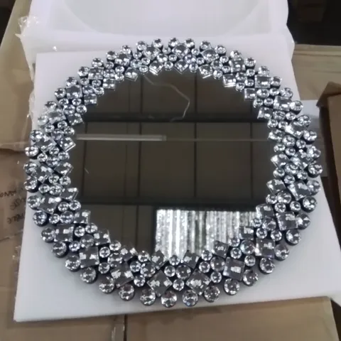Boxed crystal flat mirror 