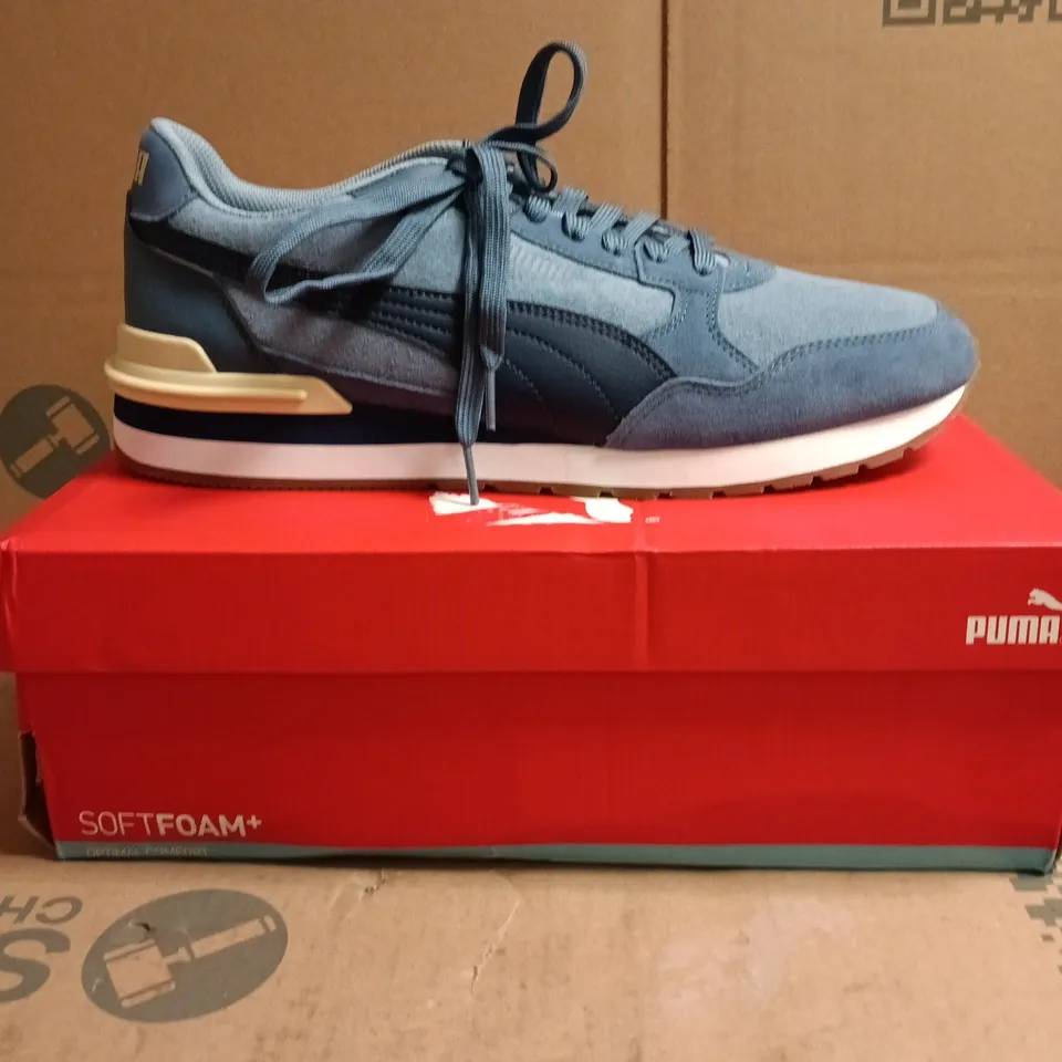 PUMA ST RUNNER V4 SD SNEAKERS – BLUE/INDIGO – MEN'S UK 11 (EU 46) – BOXED