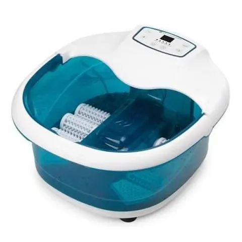 BOXED RIO MOTORISED ROLLER FOOT SPA AND MASSAGER - BLUE