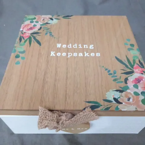 BOXED LOVE STORY WEDDING COLLECTION WEDDING KEEPSAKES BOX