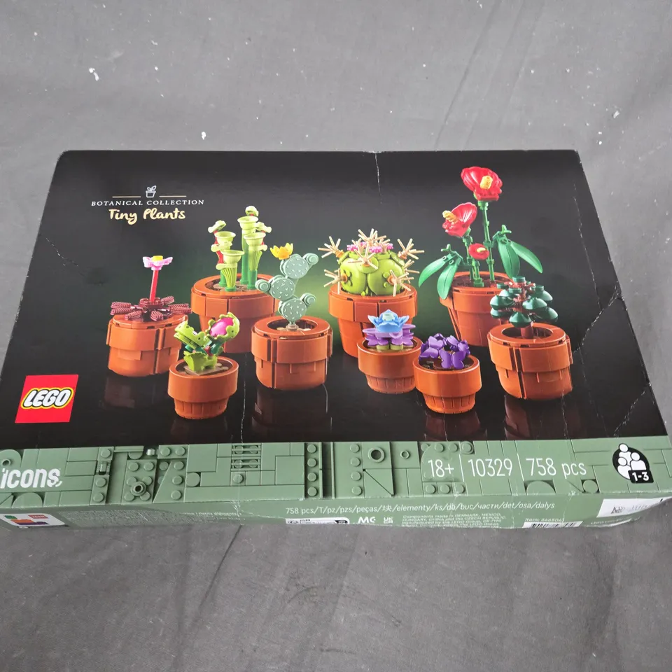 BOXED LEGO ICONS BOTANICALS TINY PLANTS 10329 RRP £44.99