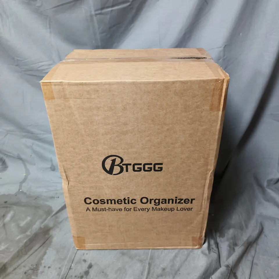 BTGGG COSMETIC ORGANIZER – 3-DRAWER WITH GOLD HANDLES (BOXED)