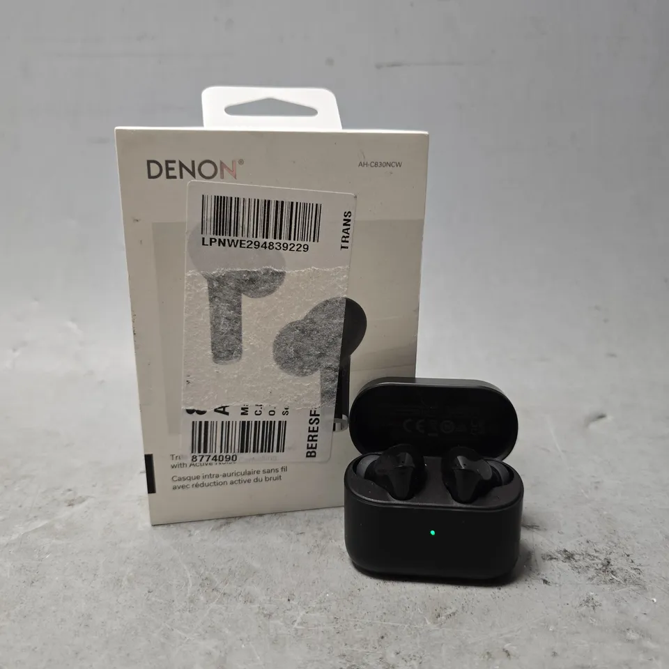 BOXED DENON WIRELESS EARBUDS - AH-C830NCW