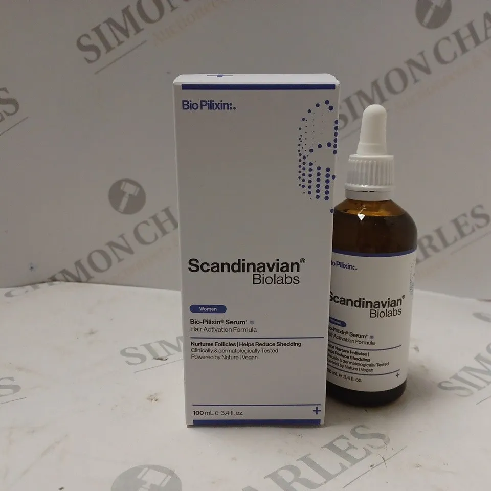 BOXED SCANDINAVIAN BIOLABS WOMENS BIO-PILIXIN SERUM HAIR ACTIVATION FORMULA (100ml)