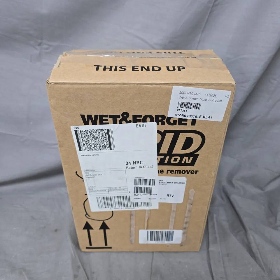 WET & FORGET RAPID 2 LITRE BOTTLE WITH SNIPER NOZZLE - COLLECTION ONLY