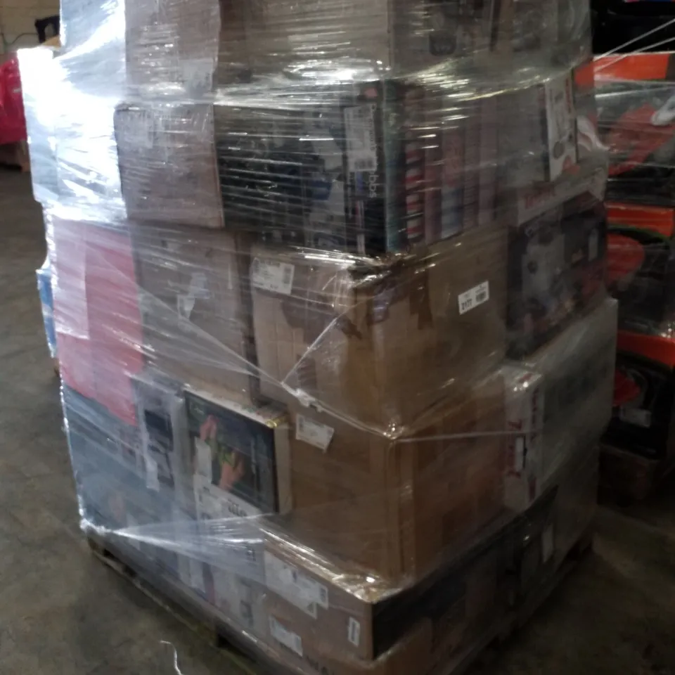 PALLET OF APPROXIMATELY 37 UNPROCESSED RAW RETURN HOUSEHOLD AND ELECTRICAL GOODS TO INCLUDE;