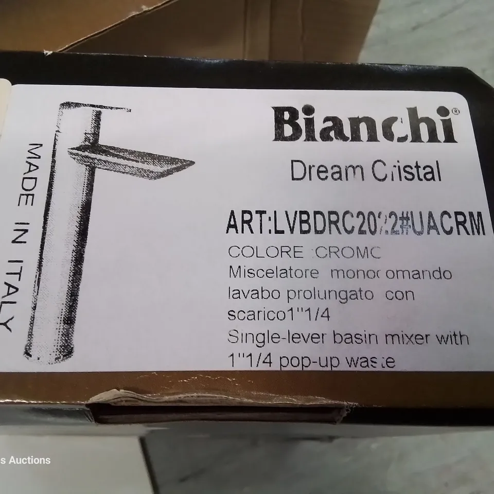 BOXED BIANCHI DREAM CRISTAL SINGLE LEVER BASIN MIXER