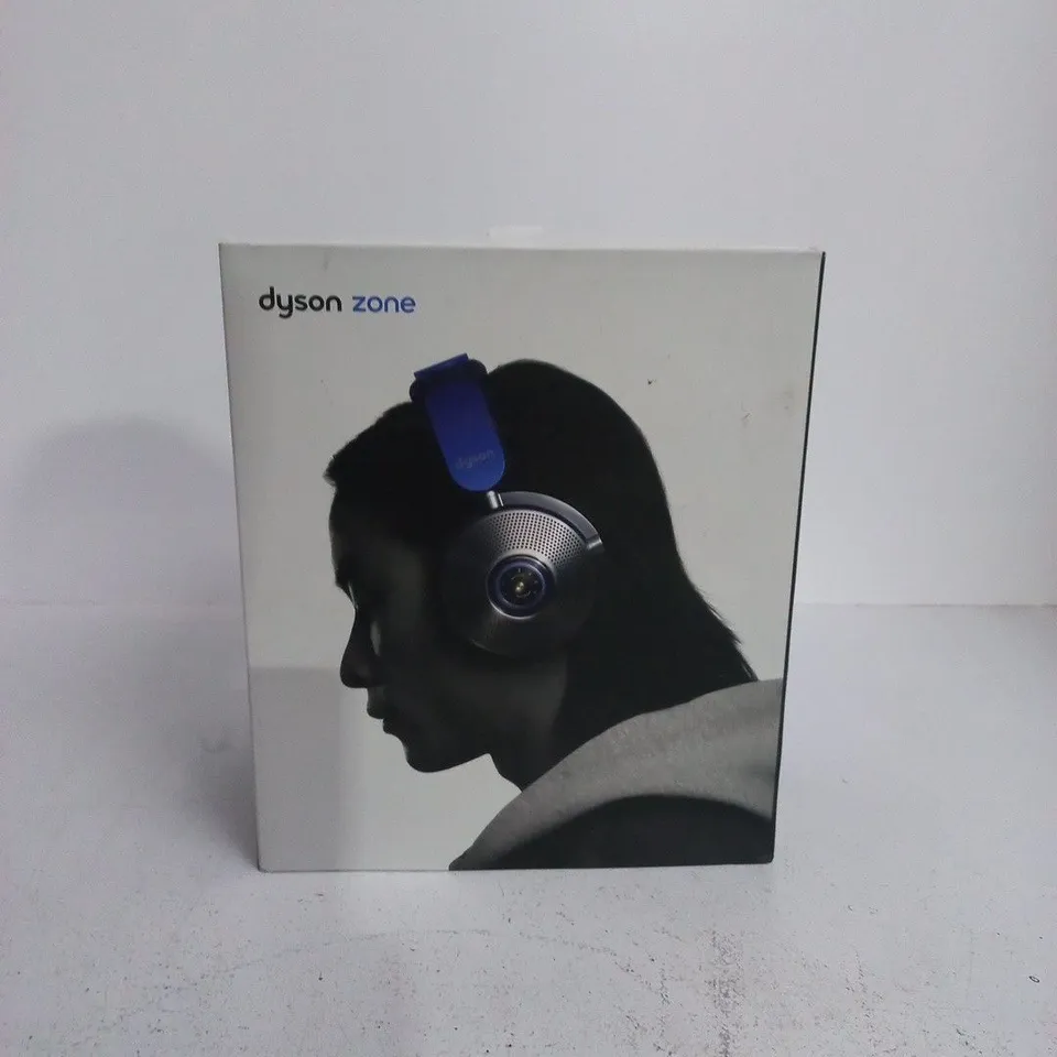 DYSON ZONE HEADPHONES – BLUE/PURPLE, BOXED WITH CASE AND ACCESSORIES