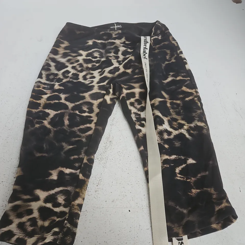 MARS THE LABEL LEOPARD PRINT TROUSERS – UK 8 