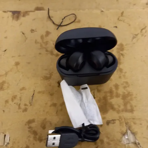 BLUETOOTH ACTIVE NOISE CANCELING WIRELESS EARPHONES IN BLACK