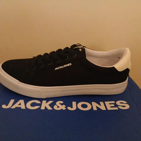 JACK & JONES BASIC CANVAS SNEAKER – NAVY BLAZER – UK 9 (EU 43)