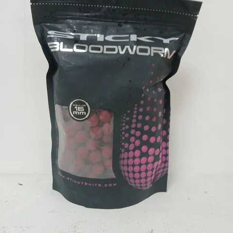 STICKY BLOODWORM BOILIES – 16MM (FISHING BAIT)