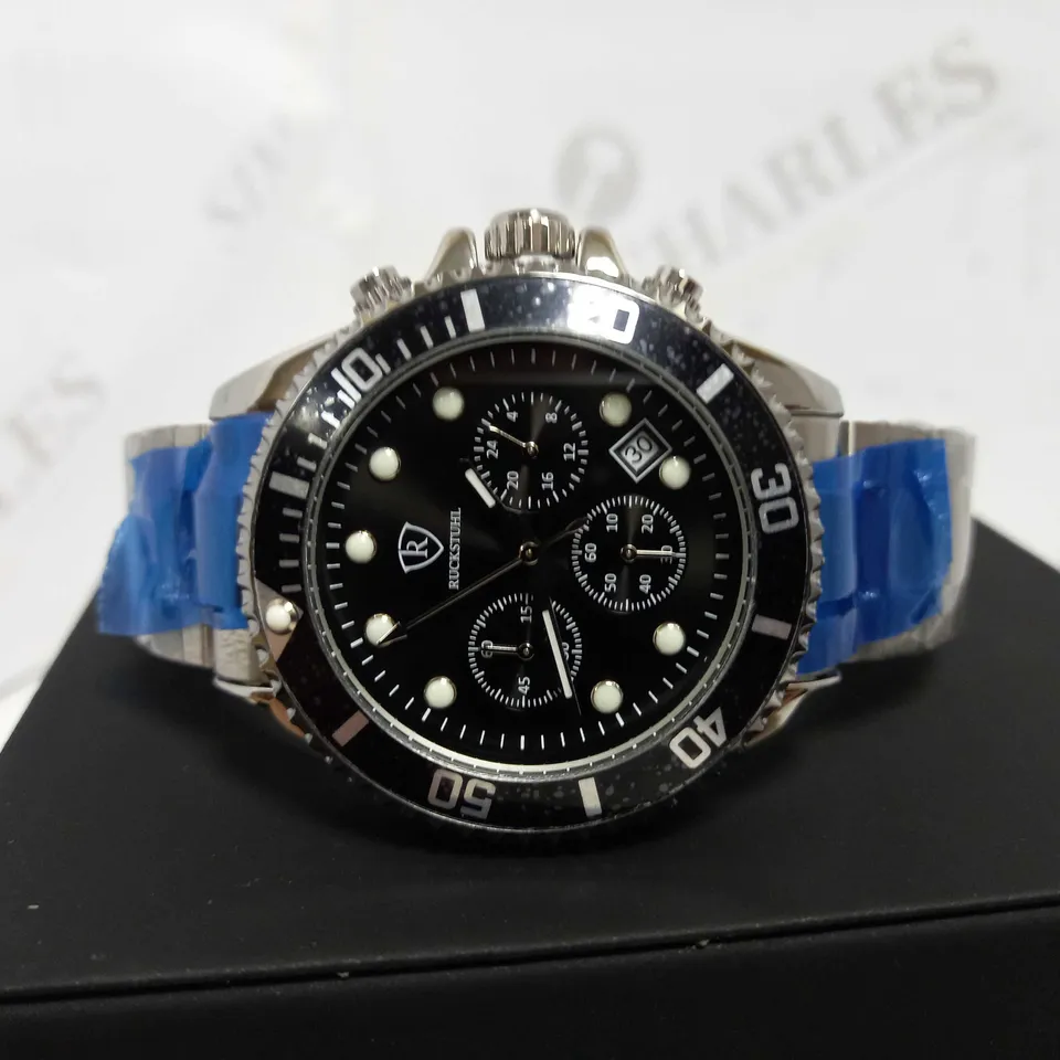 RUCKSTUHL CHRONOGRAPH STYLE BRACELET STRAP WATCH RRP £560