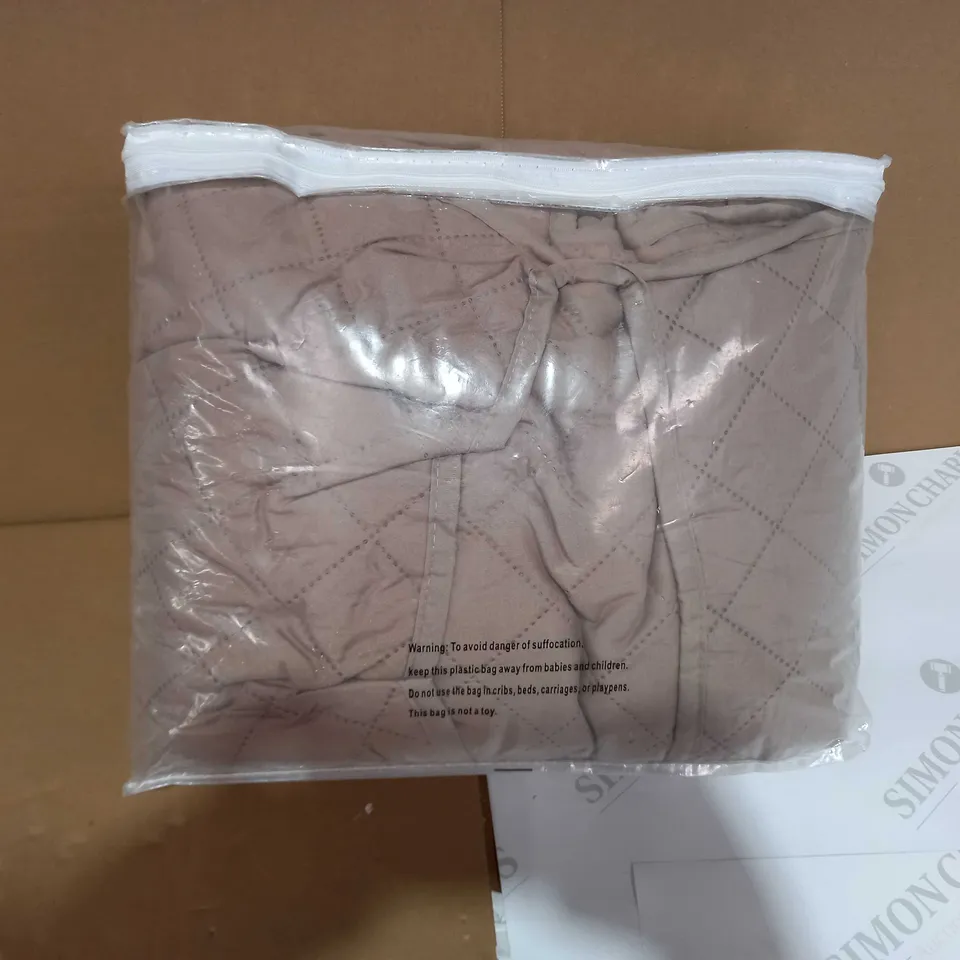 TAUPE COLOURED SOFA PROTECTOR