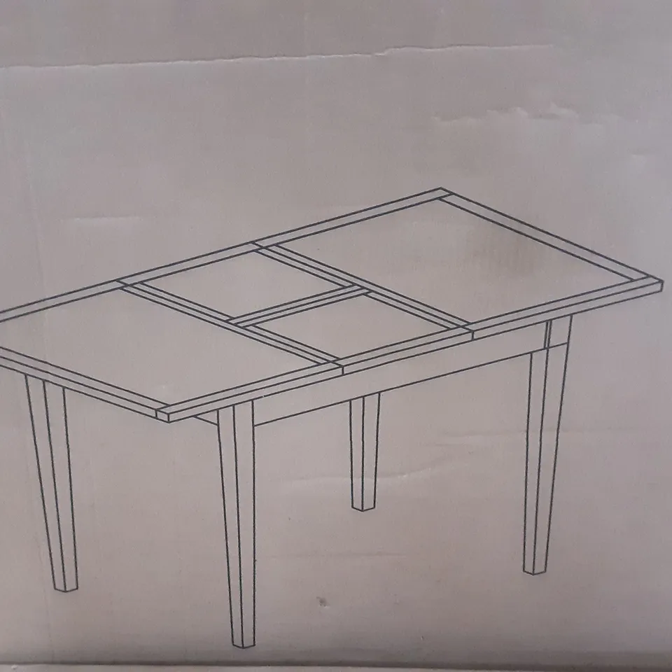 BOXED MADDOX COMPACT EXTENDING DINING TABLE IN OAK - H78 X W110/150 XD80CM