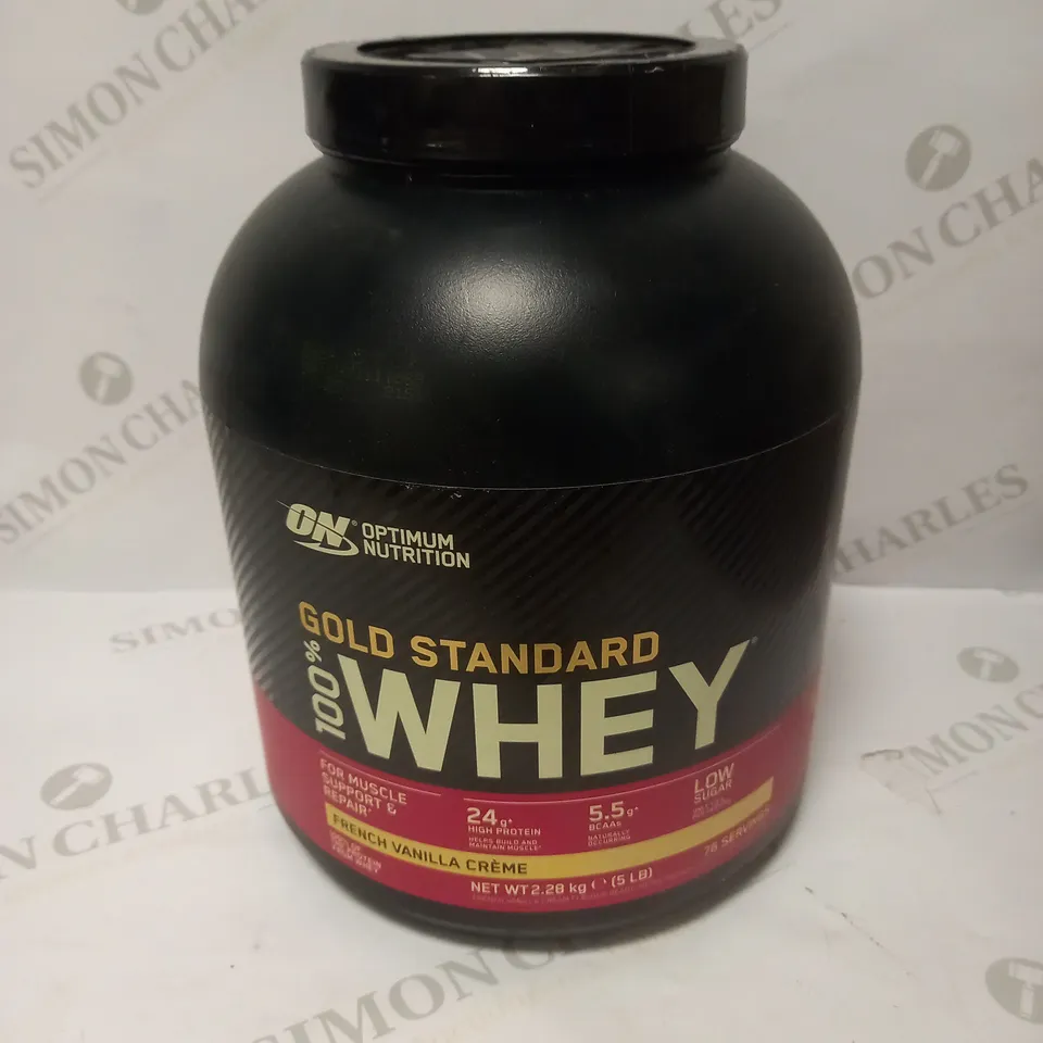 OPTIMUM NUTRITION GOLD STANDARD WHEY - FRENCH VANILLA CRÈME 2KG