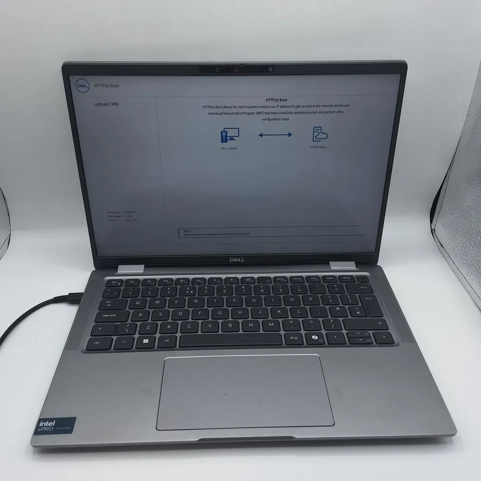 UNBOXED DELL LATITUDE 7450 INTEL VPRO LAPTOP IN SILVER - P174G