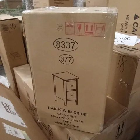 BOXED NARROW BEDSIDE (1 BOX)