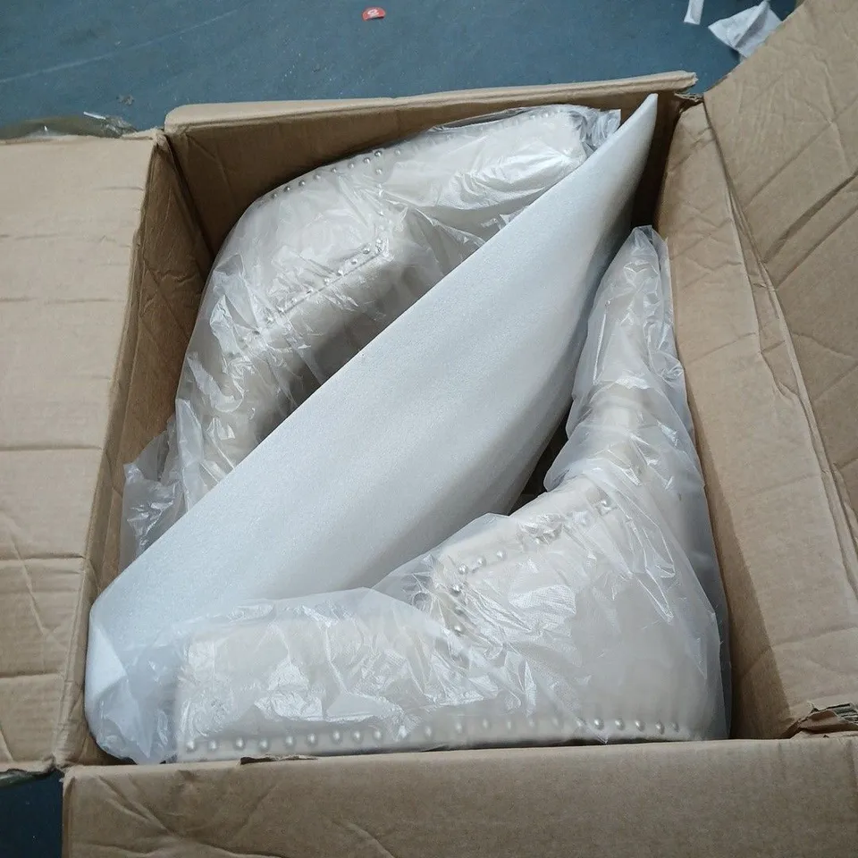 BOXED PAIR OF WARWICK DINING CHAIRS - NATURAL/OAK (1 BOX) RRP £229