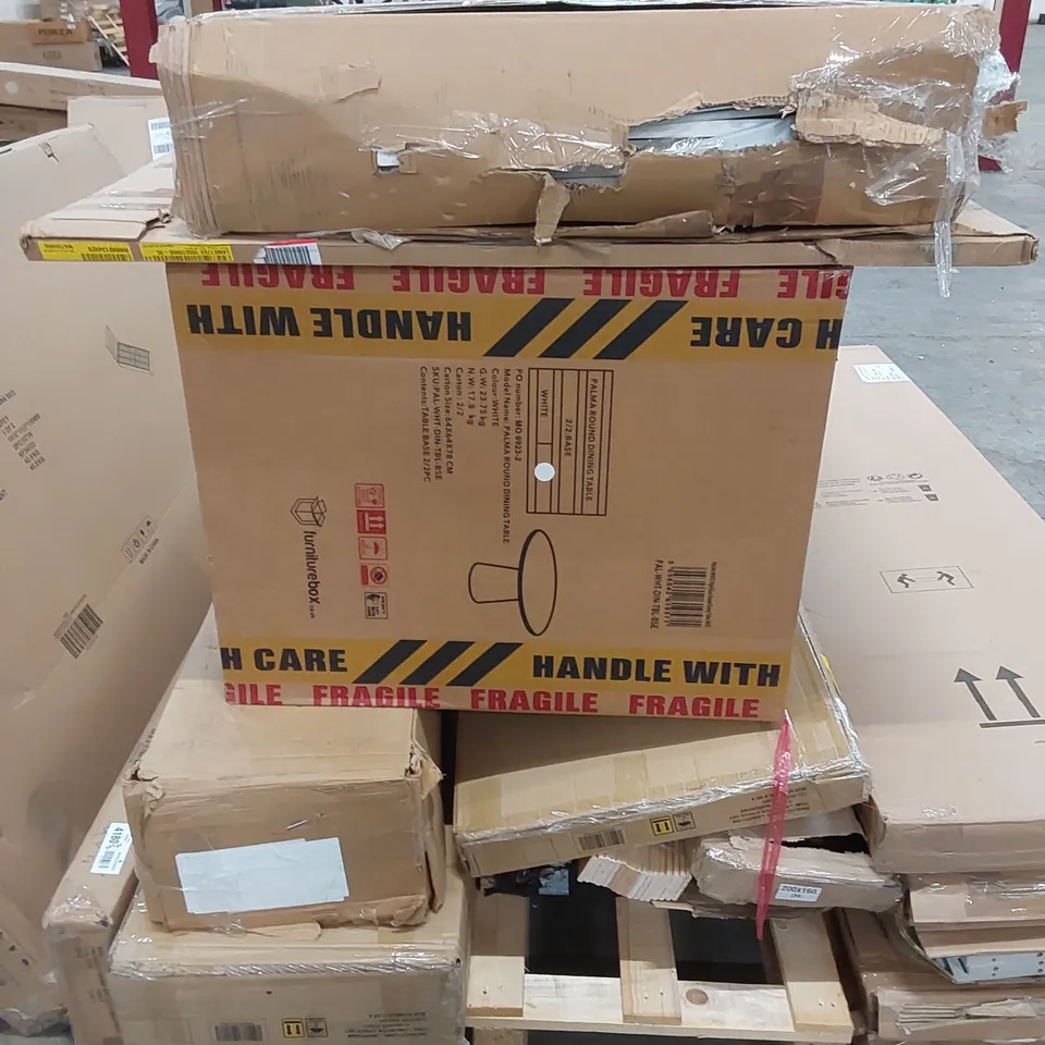 PALLET TO CONTAIN ASSORTED BOXED FURNITURE AND FURNITURE PARTS