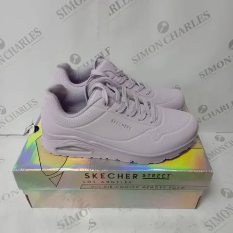 BOXED SKECHERS STREET LOS ANGELES - PURPLE - SIZE 7