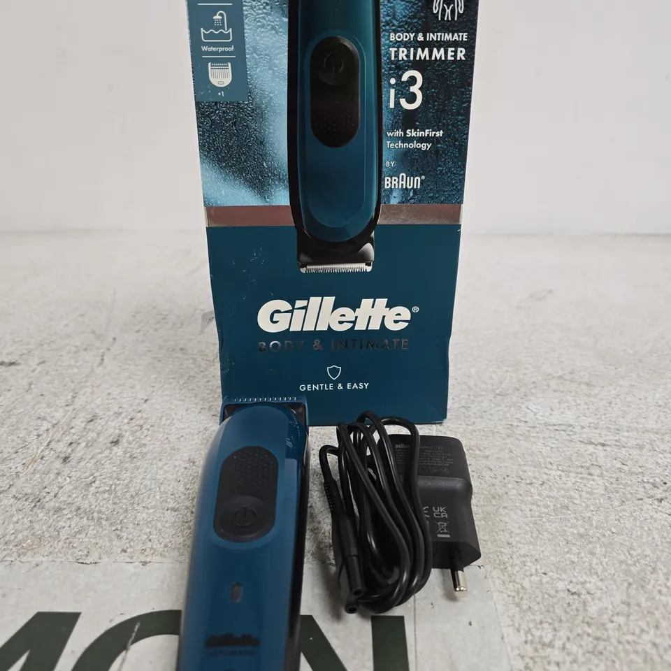 BRAUN GILLETTE BODY & INTIMATE TRIMMER I3