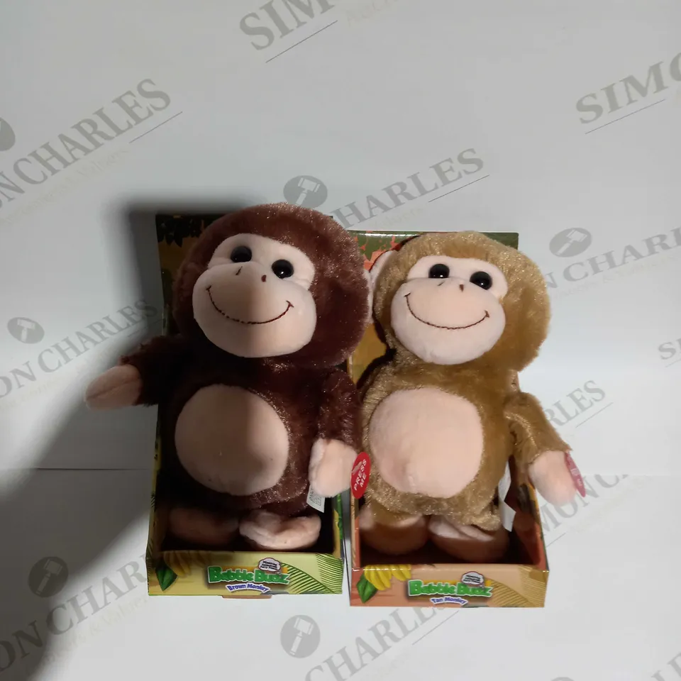 OUTLET BABBLE BUDZ SET OF 2 INTERACTIVE PLUSH TOYS