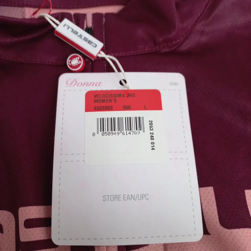CASTELLI VELOCISSIMA JRS WOMEN'S JERSEY – SIZE L