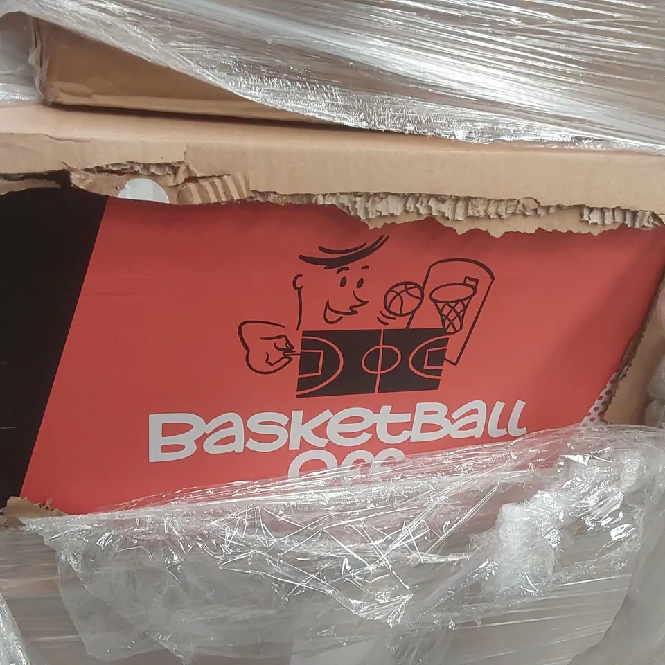 PALLET CONTAINING APPROXIMATELY 160x TYPO DISNEY COLLAB PLANTERS, 35x TYPO BASKETBALL OFF TABLE TOP GAMES ECT