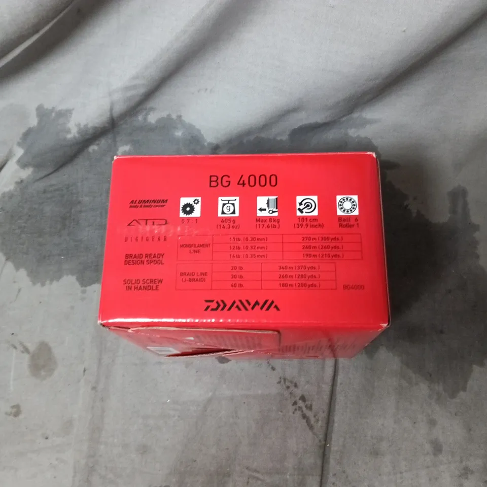 DAIWA BG 4000 SPINNING REEL – WITH BOX