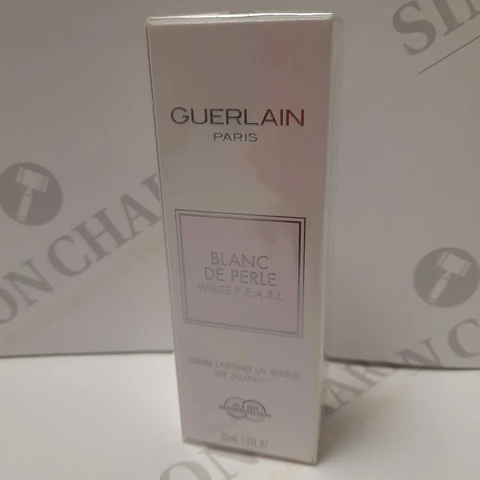 GUERLAIN BLANC DE PERLE WHITE P.E.A.R.L. LONG LASTING UV SHIELD SPF50 30ML