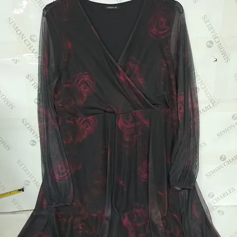 ROMAN FLORAL PATTERN OCCASSIONAL DRESS SIZE 20