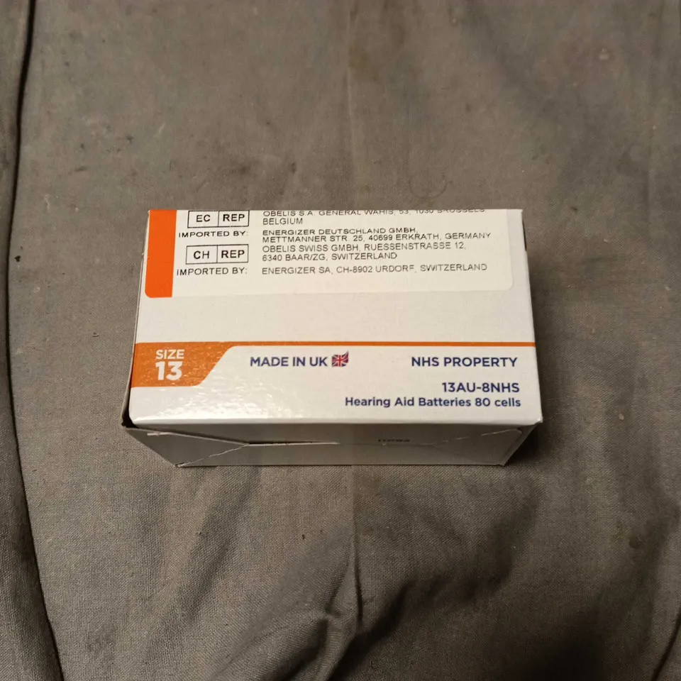 RAYOVAC CRYSTAL CLEAR HEARING AID BATTERIES – SIZE 13 (10 X 80 CELLS) – MADE IN UK, NHS PROPERTY 