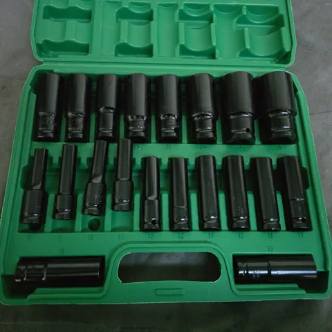 Socket Set in Green Case – 20+ Piece Metric Sockets