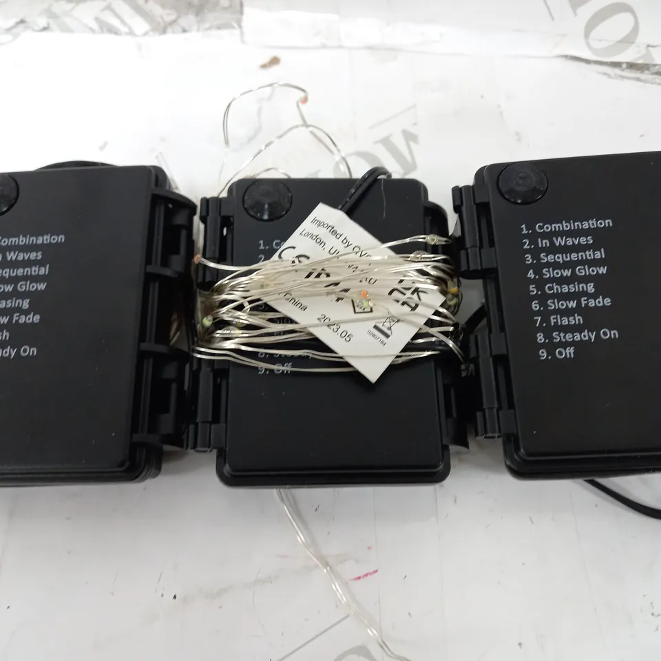 HOME REFLECTIONS INDOOR/OUTDOOR SET OF 4M LIGHT STRANDS WITH REMOTE