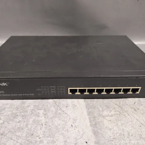 TP-LINK UNMANAGED 8 PORT ETHERNET SWITCH WITH POE