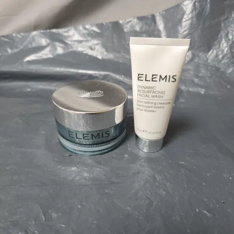 2 X ELEMIS PRODUCTS: DYNAMIC FACIAL WASH 30ML + PRO COLLAGEN OVERNIGHT MATRIX 50ML UNBOXED
