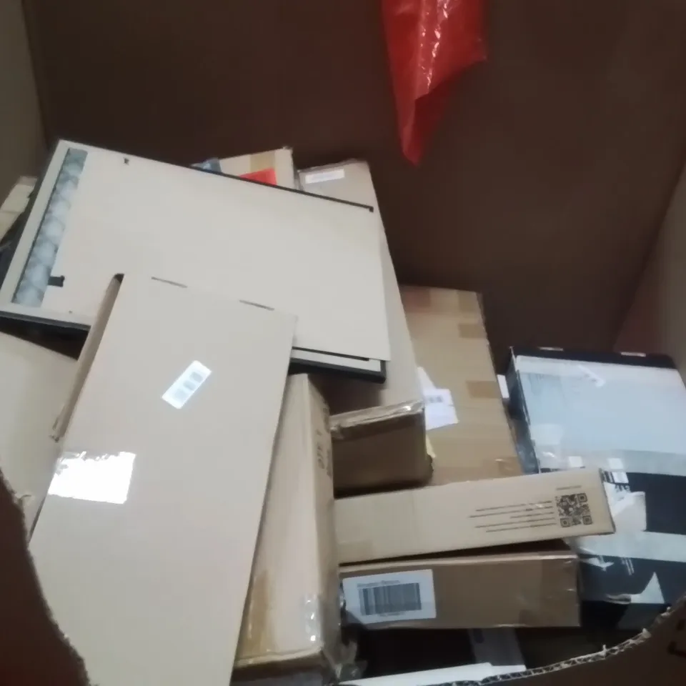 PALLET OF ASSORTED HOUSEHOLD GOODS AND PRODUCTS TO INCLUDE;DARTS BOARD,CEILING FAN WITH LIGHT,FOLDABLE POOL