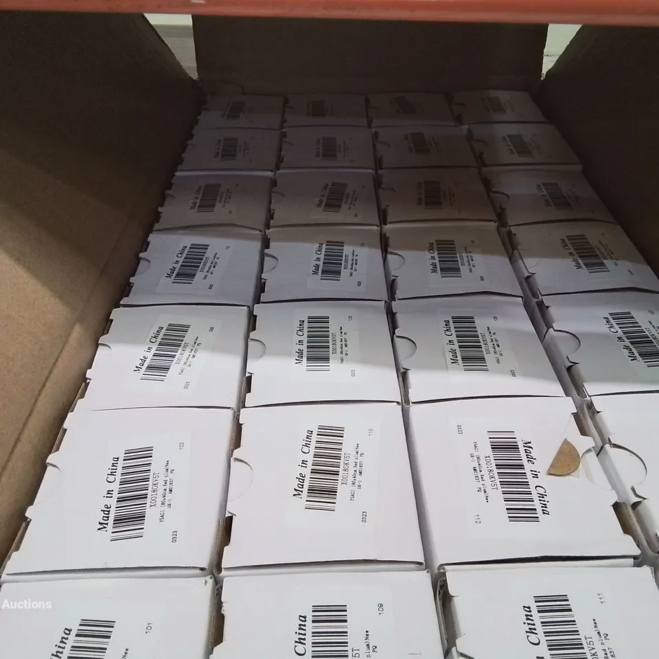 BOX CONTAINING APPROXIMATELY 35 RUBBER DESK MATS