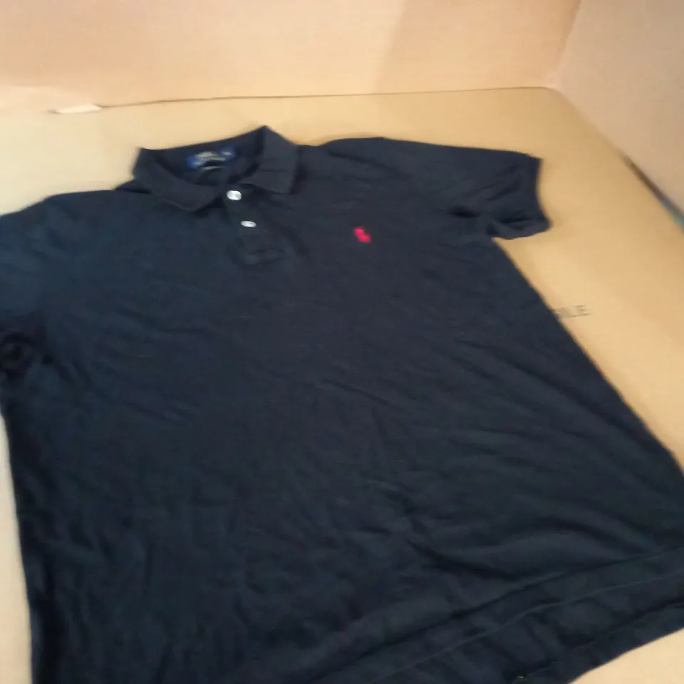 POLO RALPH LAUREN BLACK POLO - XL