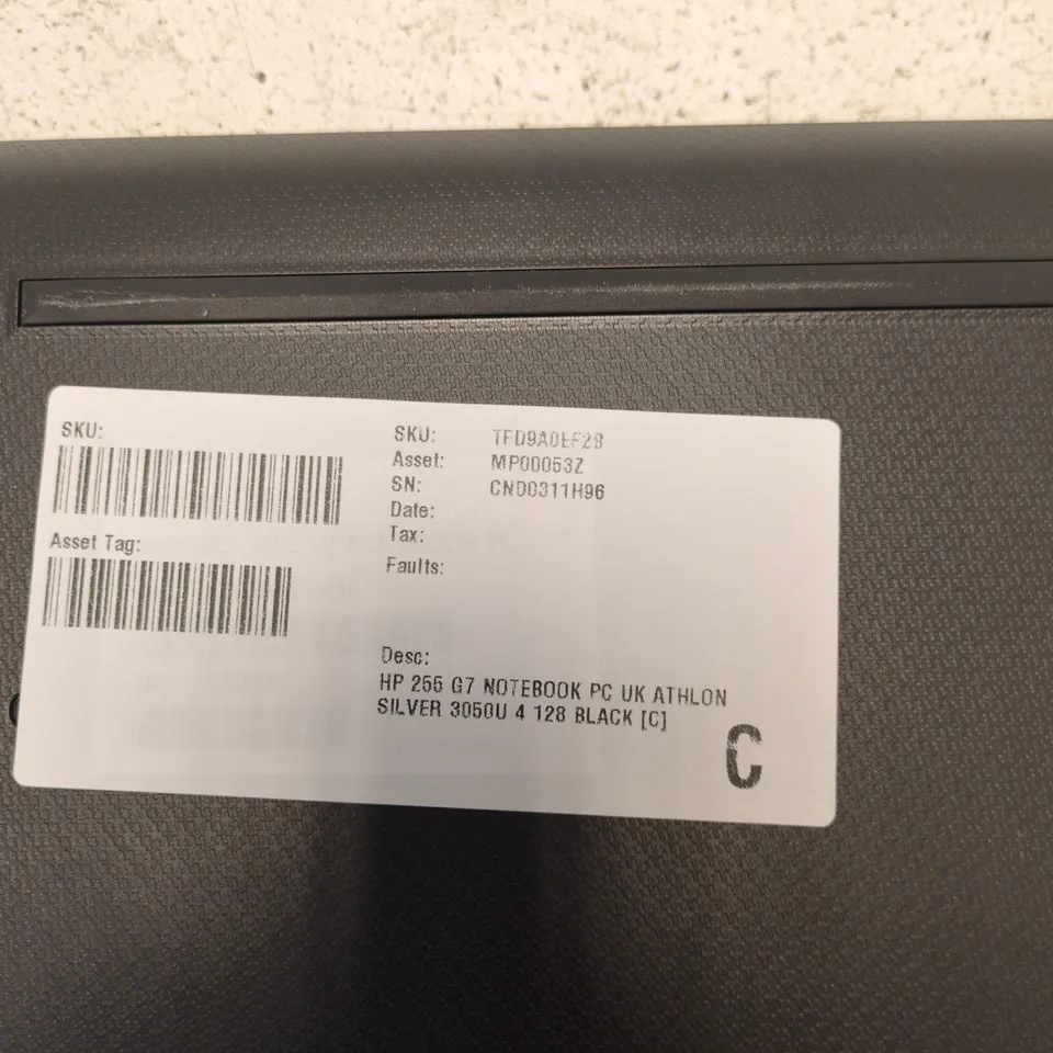 HP 255 G7 NOTEBOOK PC – AMD ATHLON SILVER 3050U, 4GB RAM, 128GB SSD, BLACK