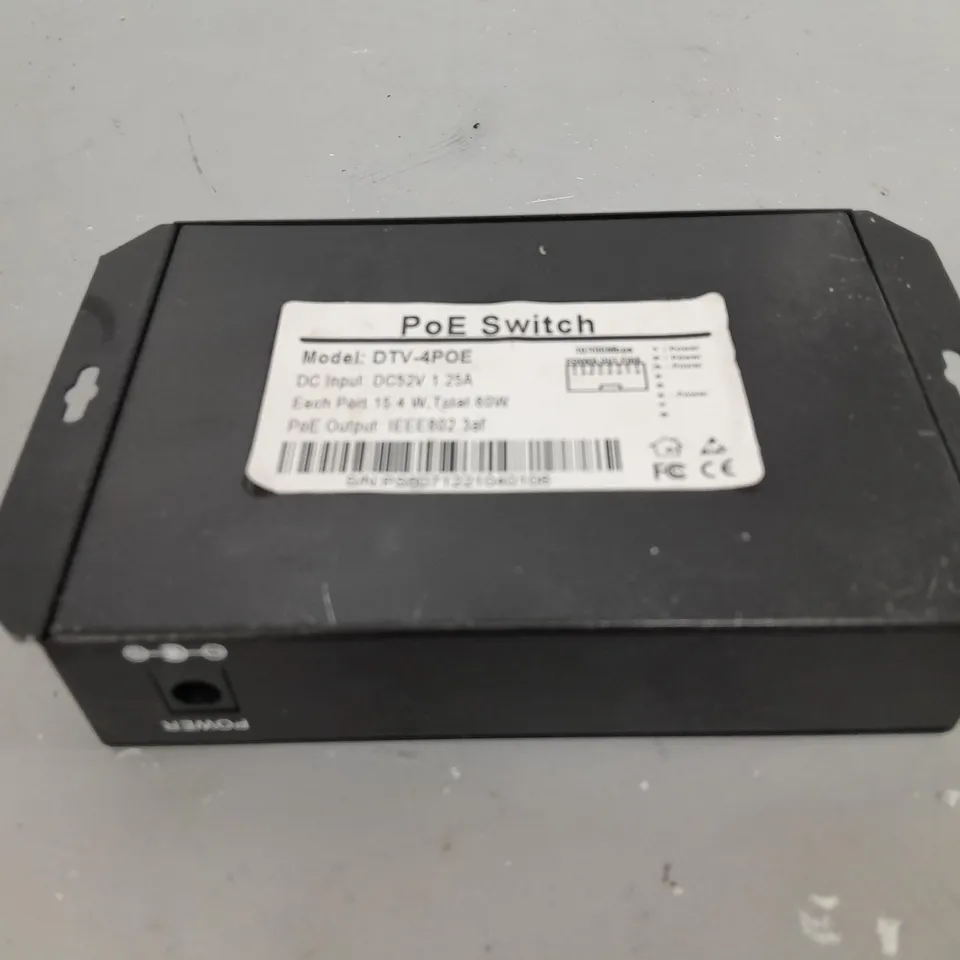 UNBOXED POE SWITCH DTV-4POE