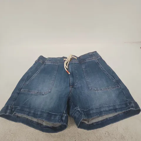 PASSENGER DENIM SHORTS – LIGHT WASH, UK M (EU 40, US 8)